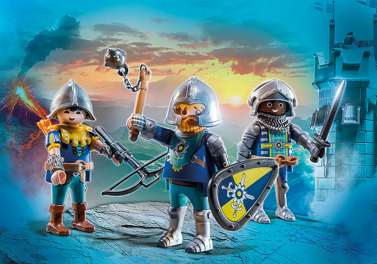 Playmobil® 70671 Set de 3 Caballeros de Novelmore Toy Clicks