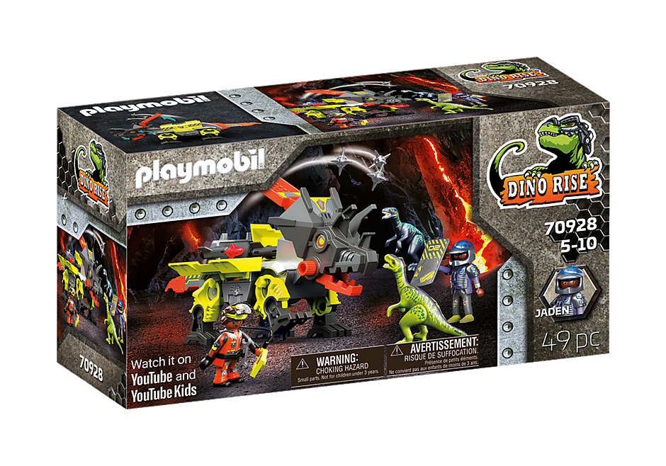 Playmobil Dino Rise Triceratops: Disturbios por las Piedras